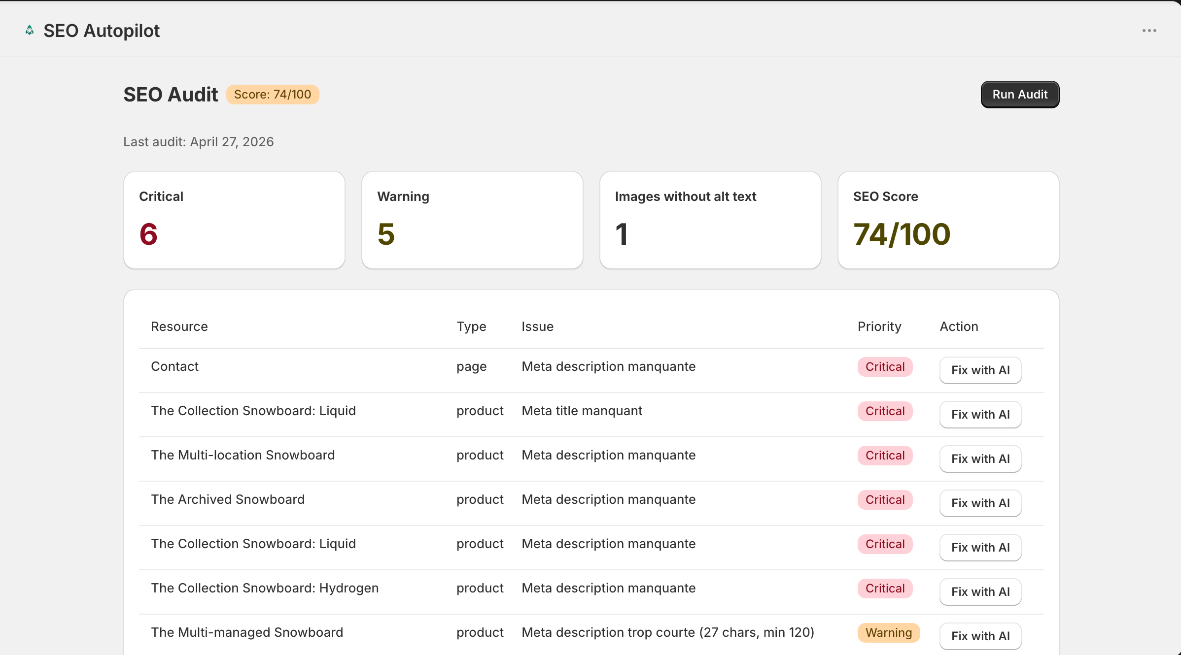 SEO Autopilot gallery image