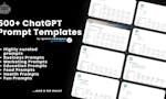 500+ ChatGPT Prompt Templates image