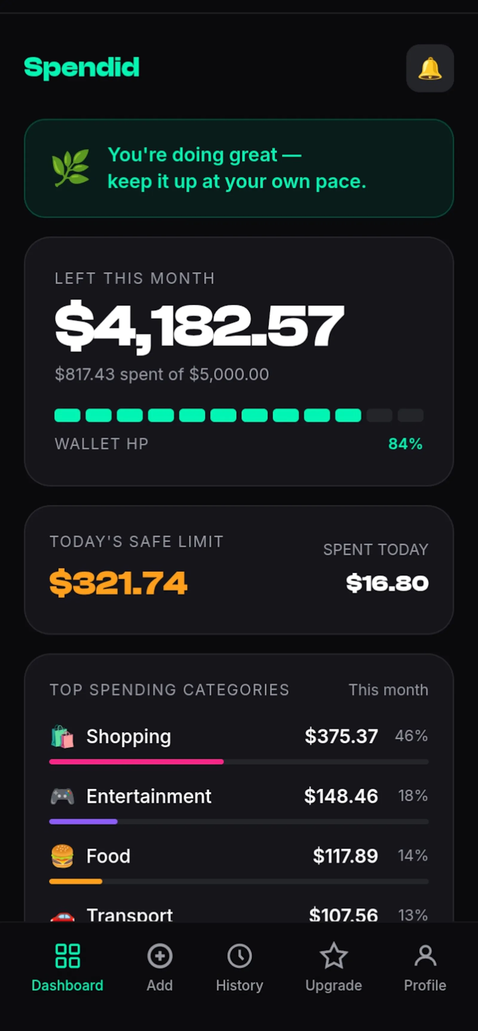 Spendid — Budget. Survive. Flex later. screenshot 3