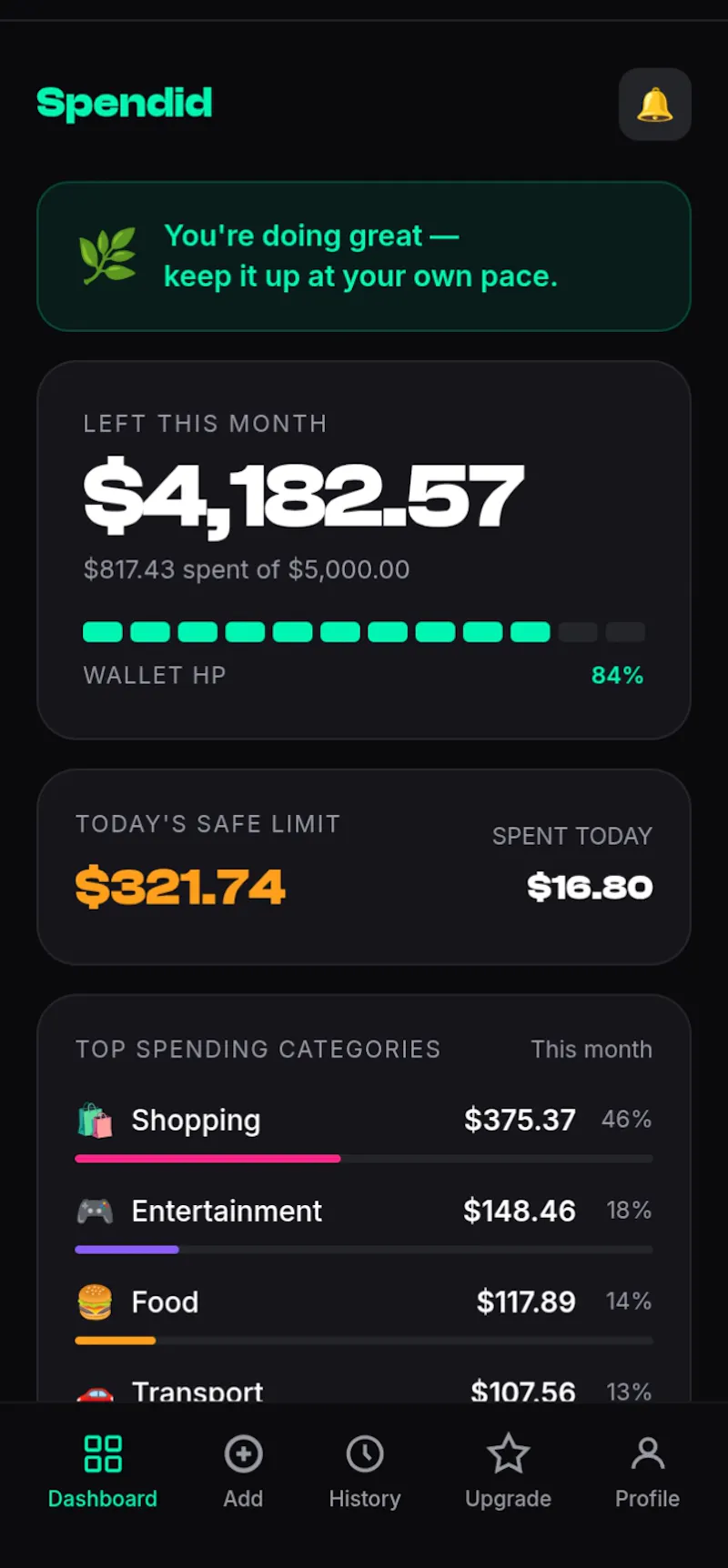 Spendid — Budget. Survive. Flex later. screenshot 3