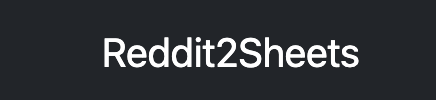 Reddit 2 Sheets logo