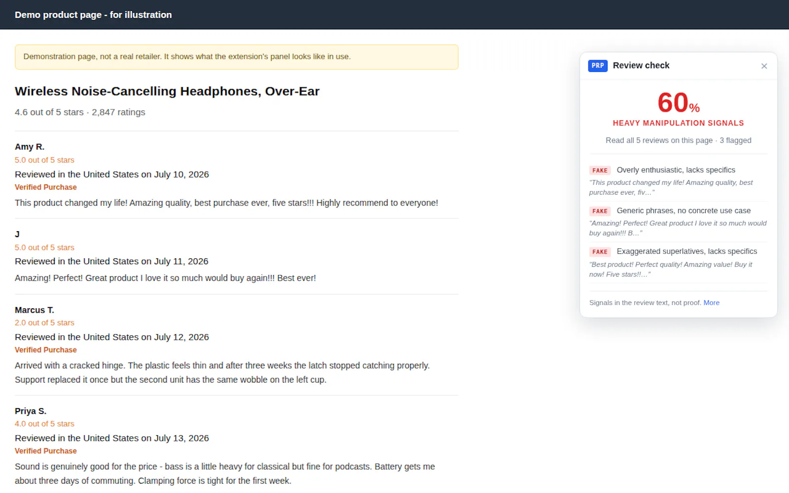 Prime Reviews Pro screenshot 1