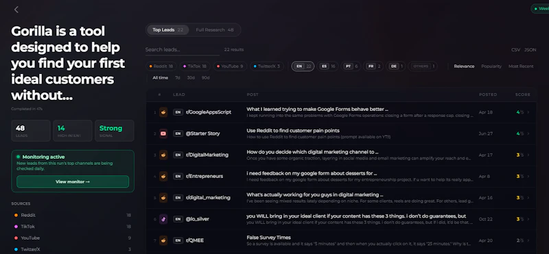 Gorilla screenshot 3