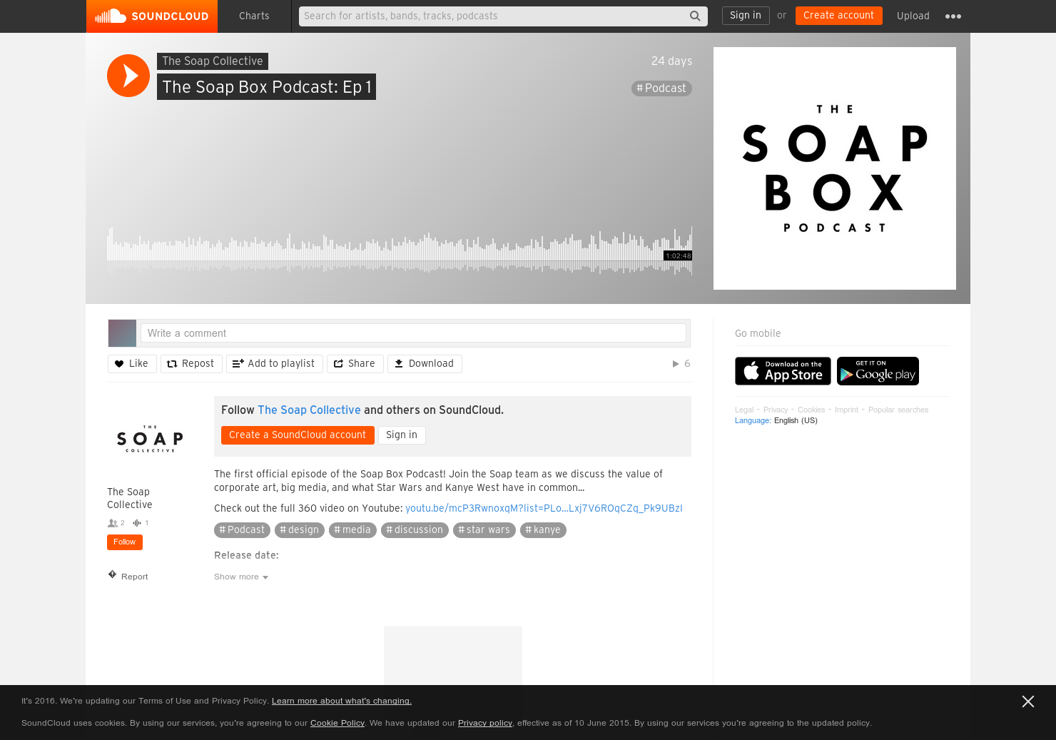 The Soap Box: Ep. 1 - Star Wars, Kanye West, and the value of Corporate Art gallery image