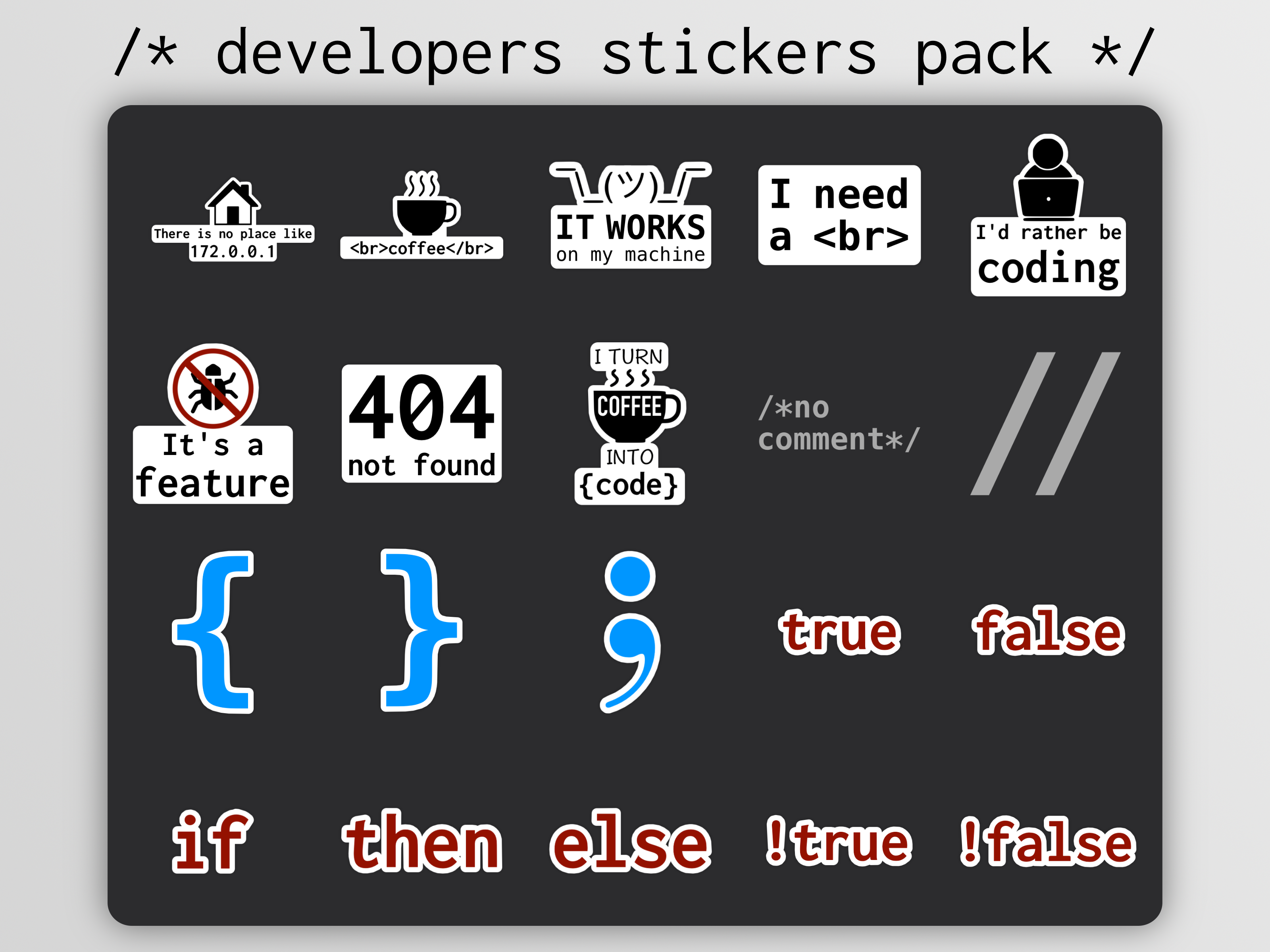Developers Stickers gallery image