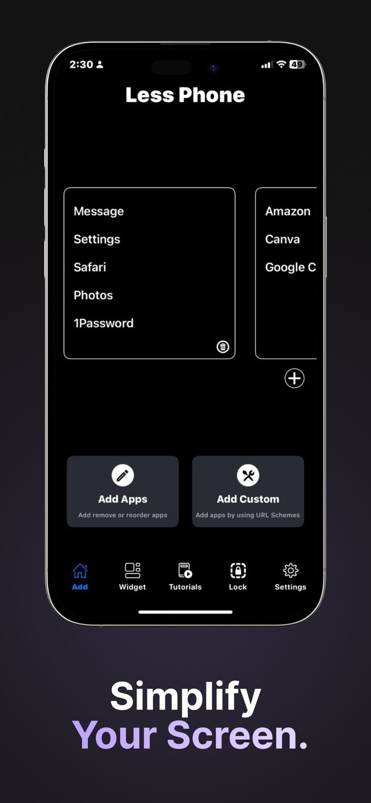 MIDEPHONE: lanciatore minimalista per iOS - Un lanciatore minimalista per aiutarti a usare il tuo iPhone meno media 4