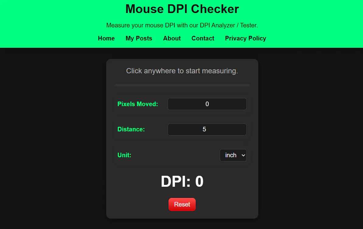 Mouse DPI Checker gallery image