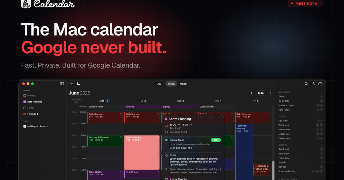 hora Calendar