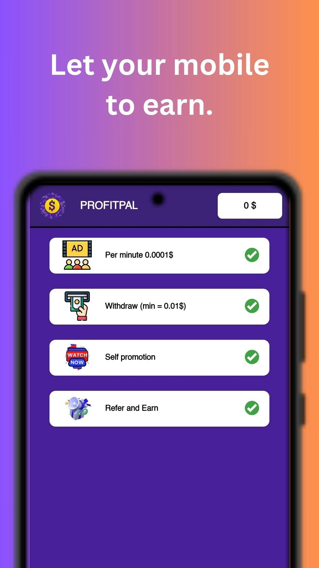 Profitpal-watch และรับ media 4