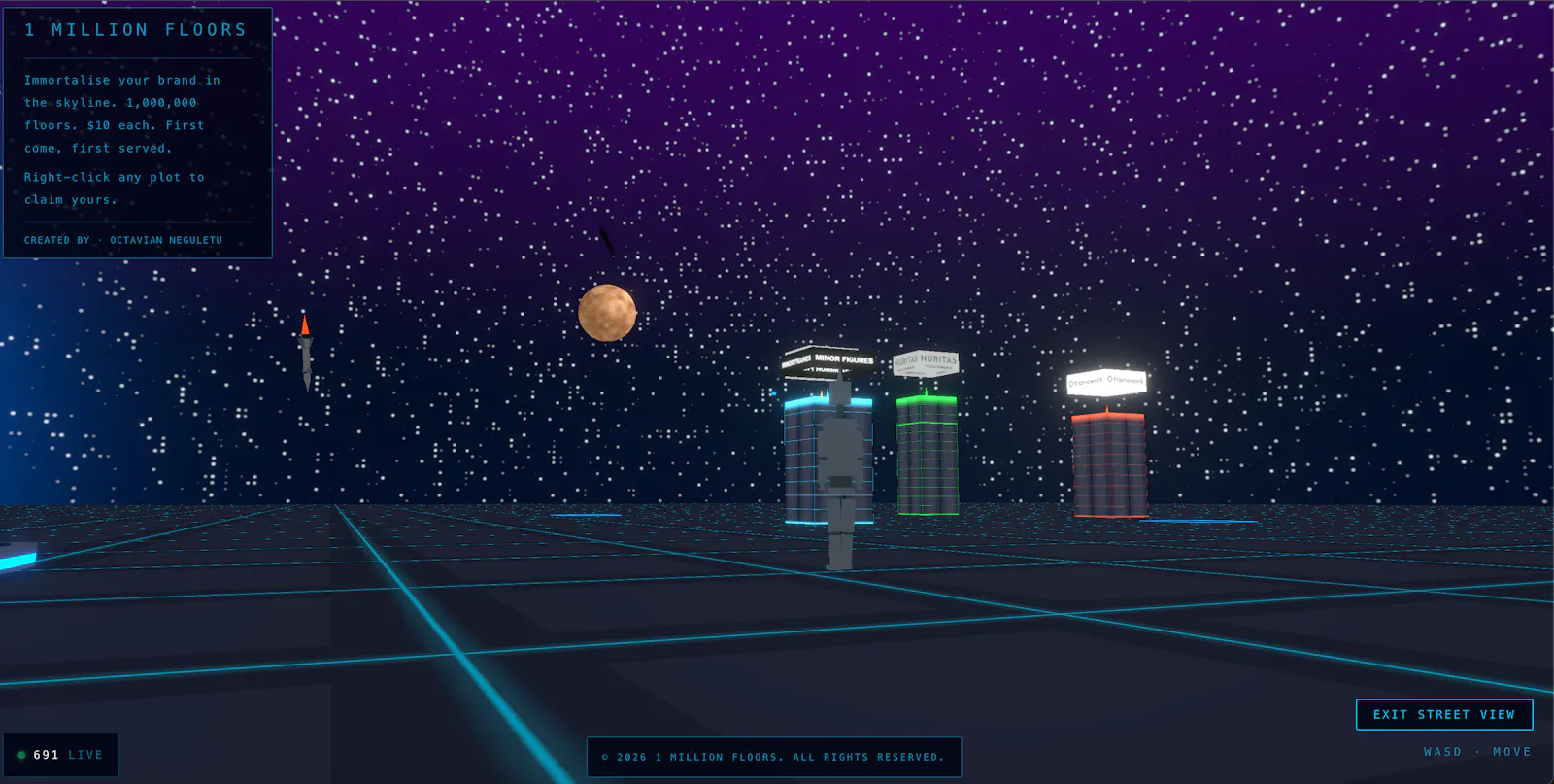 1 Million Floors - a 3D Digital City screenshot 3
