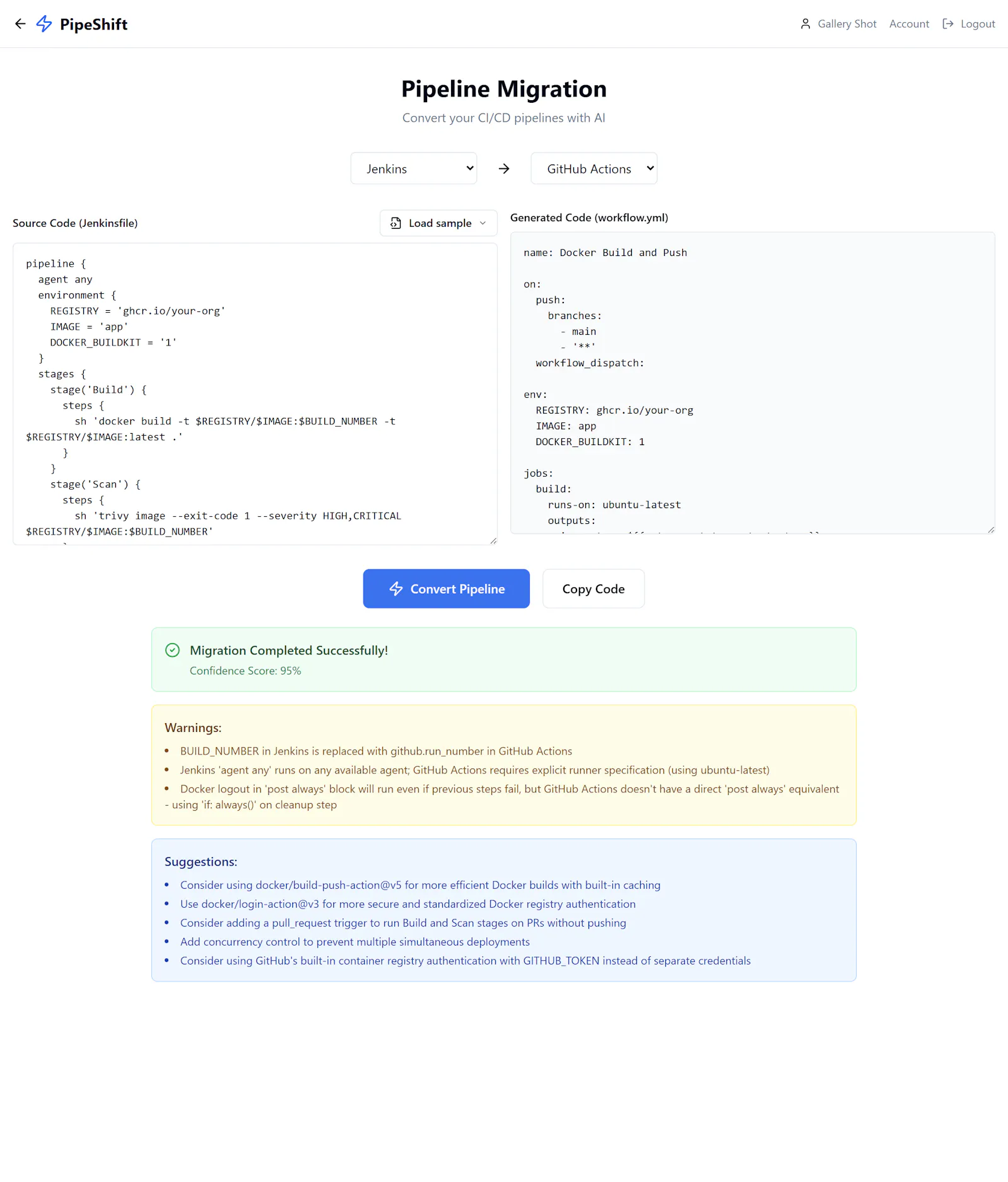 PipeShift screenshot 4