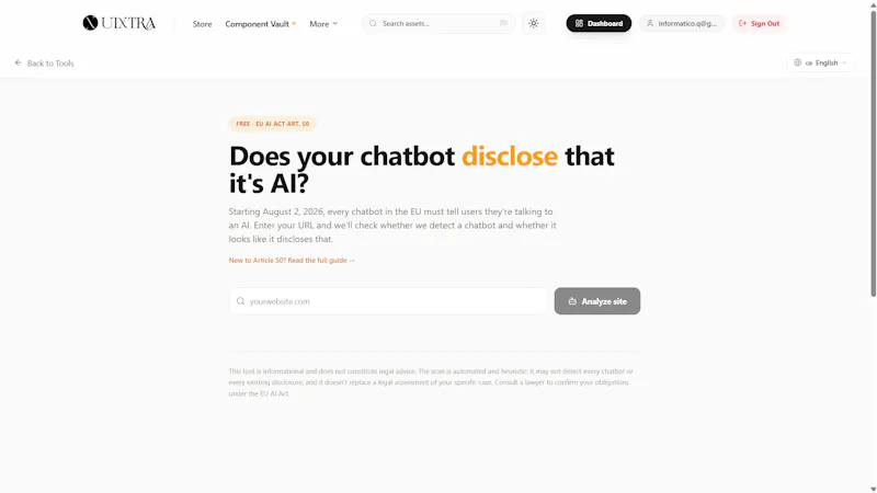 AI Act Checker screenshot 3