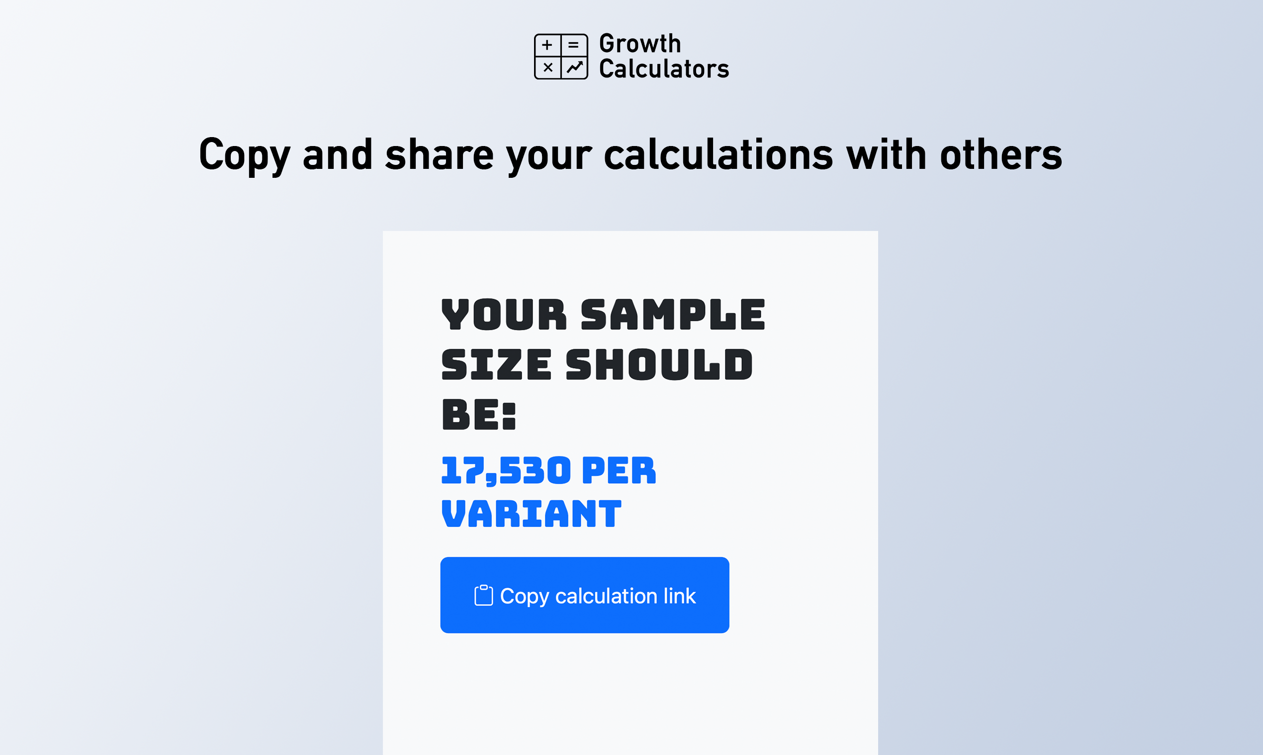 Calcolatori di crescita - 20 calcolatori gratuiti per esperti di marketing e startup media 3