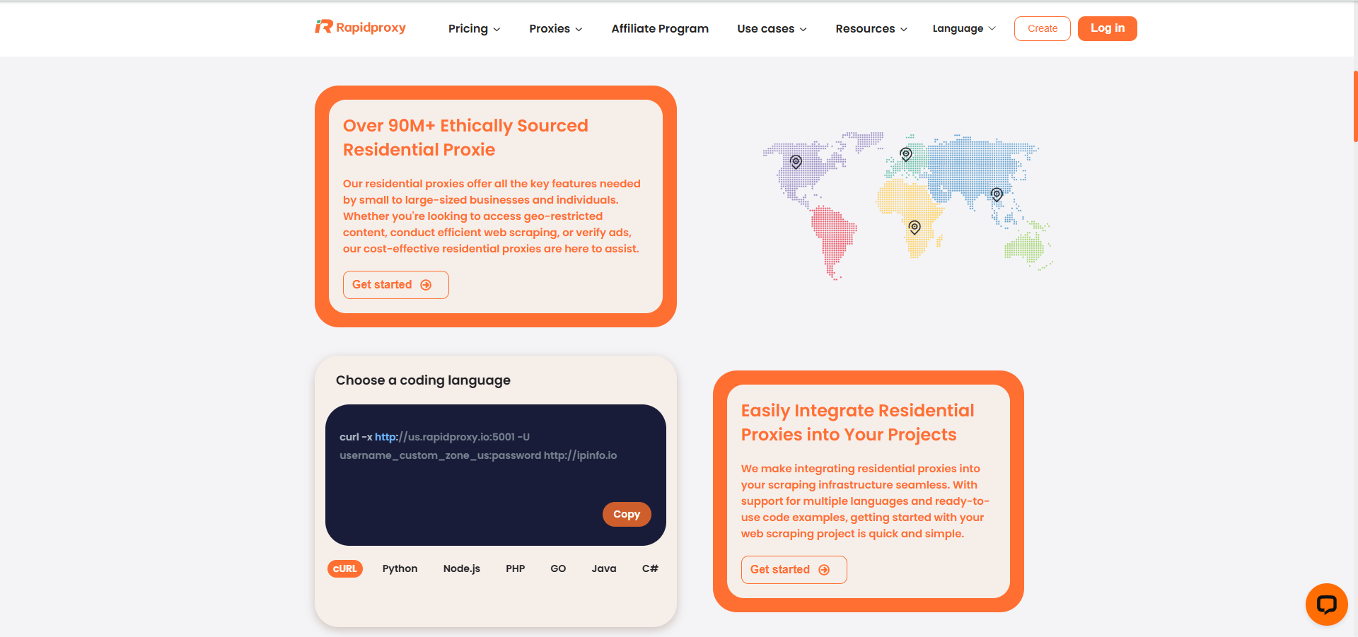Rapidproxy - Screenshot 2 showing product features and functionality