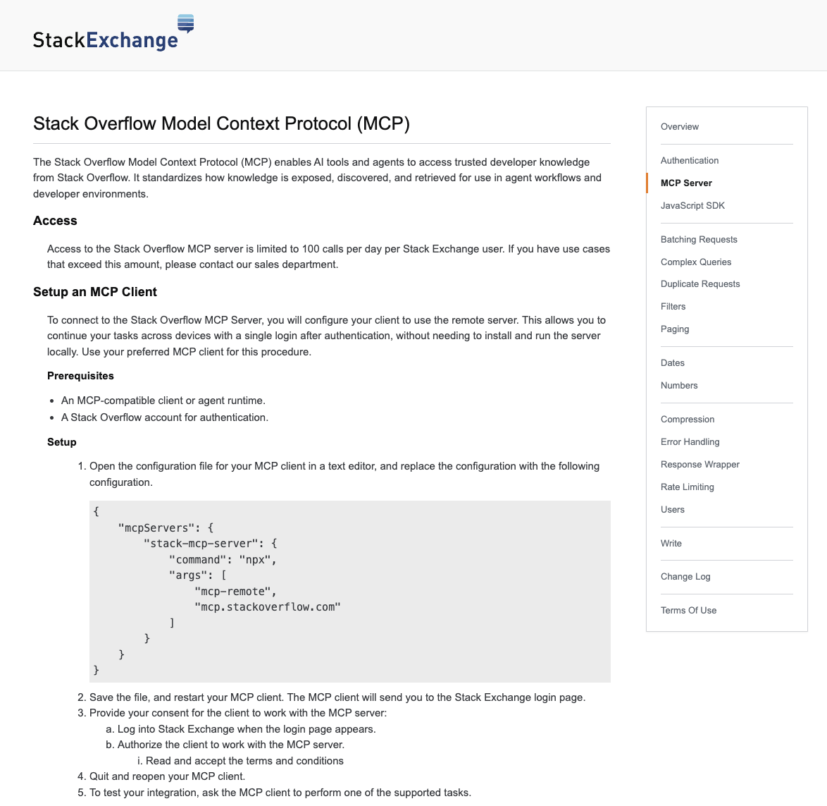 Stack Overflow MCP gallery image