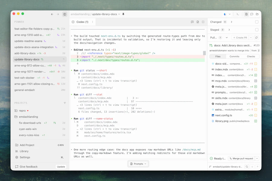 Emdash screenshot 4