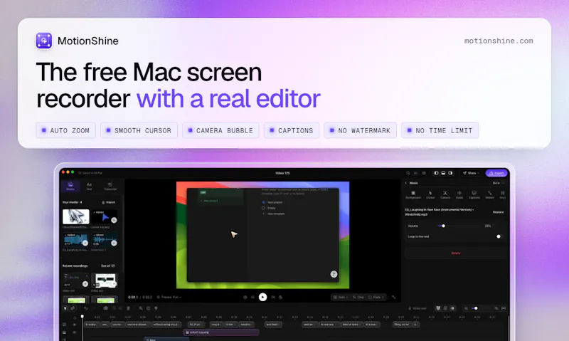 MotionShine screenshot 1