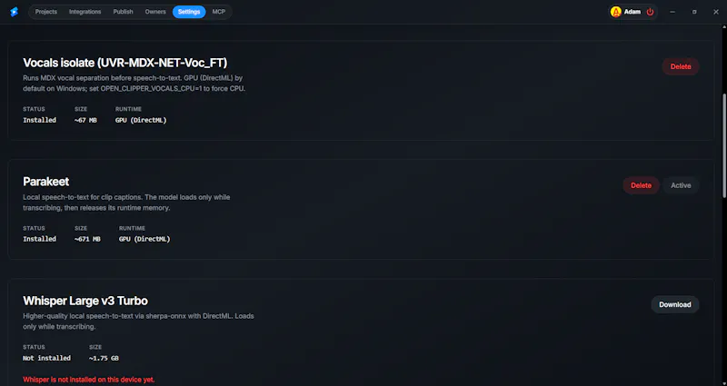 OpenClipper screenshot 10