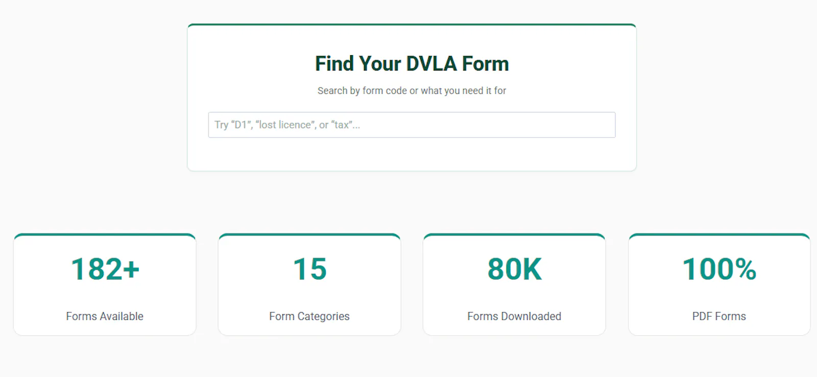 DVLA Forms UK screenshot 1