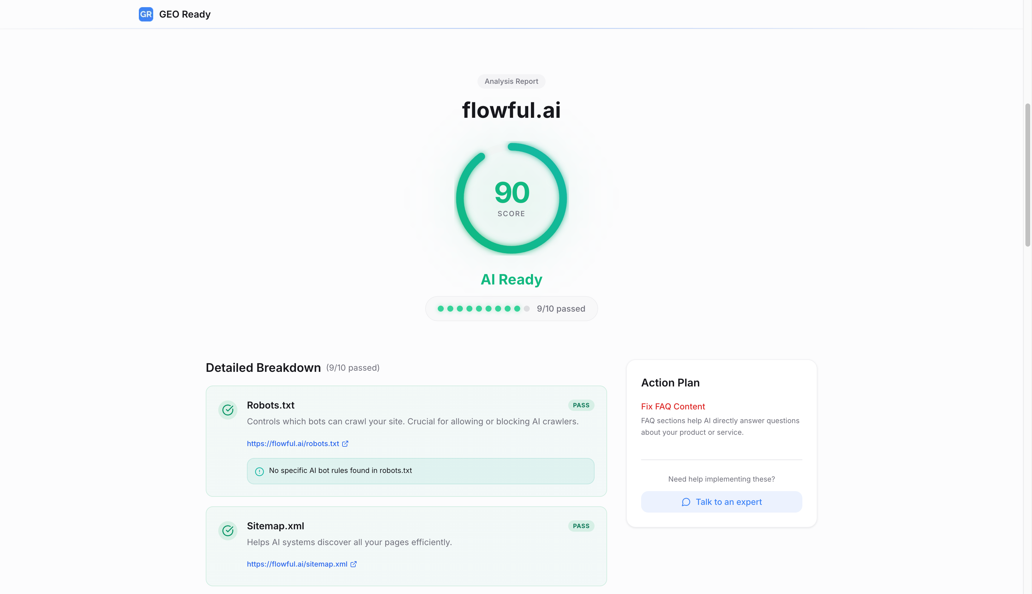 GEO Ready Score gallery image
