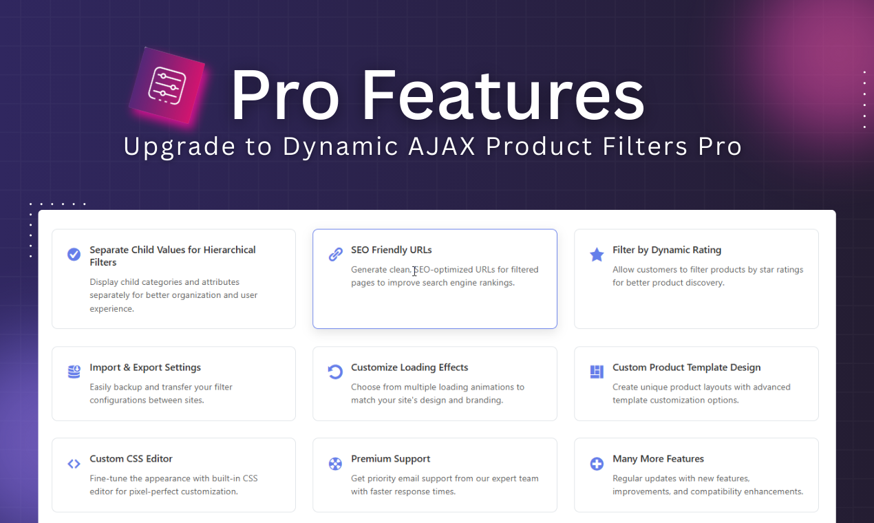 Dynamic AJAX Product Filters gallery image