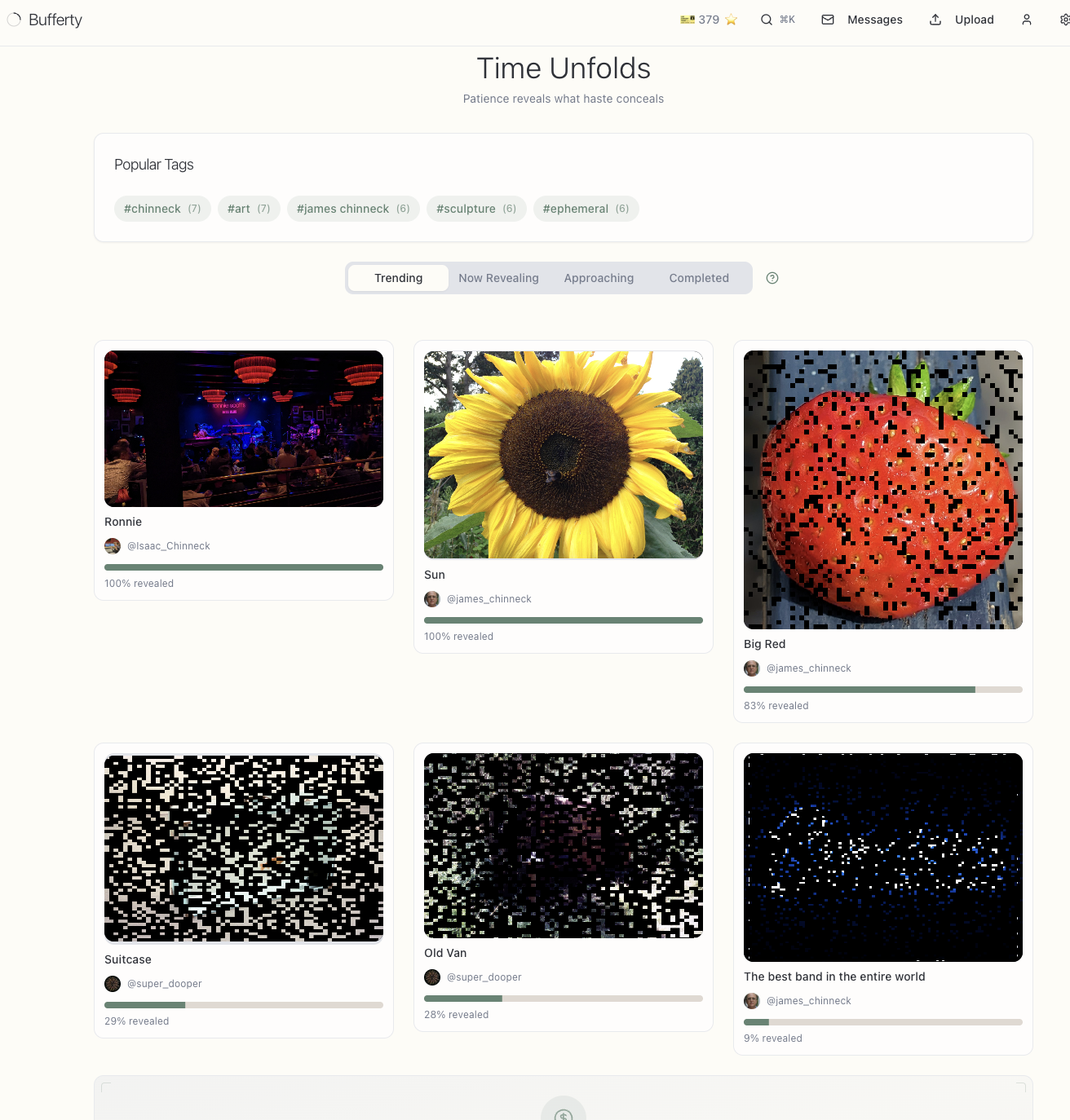 Slow social media, time-release images  - Screenshot 2 preview