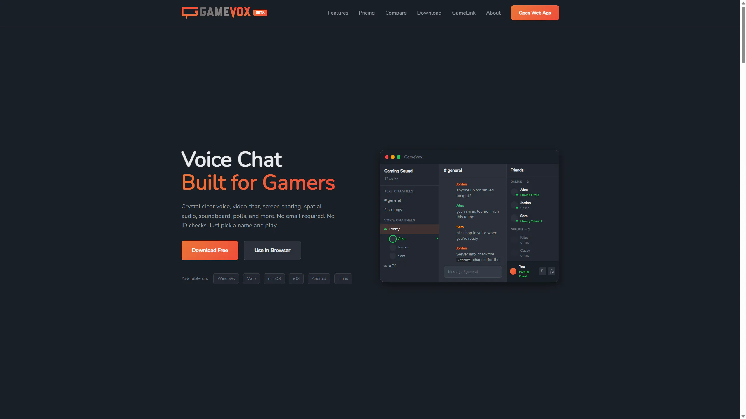 GameVox 제품 배너