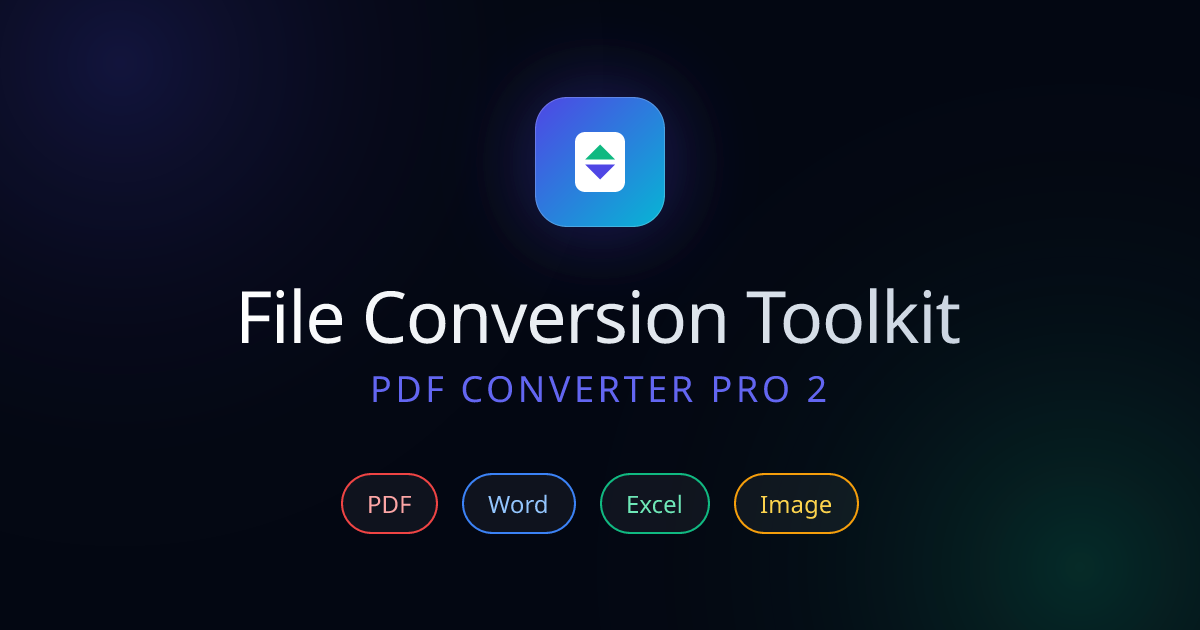 File Conversion Toolkit PDF Converter - Main product screenshot demonstrating key features and user interface