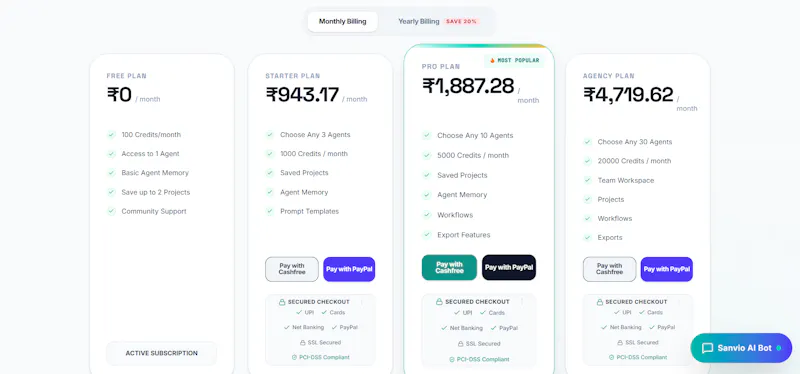 Sanvio AI Marketplace screenshot 5