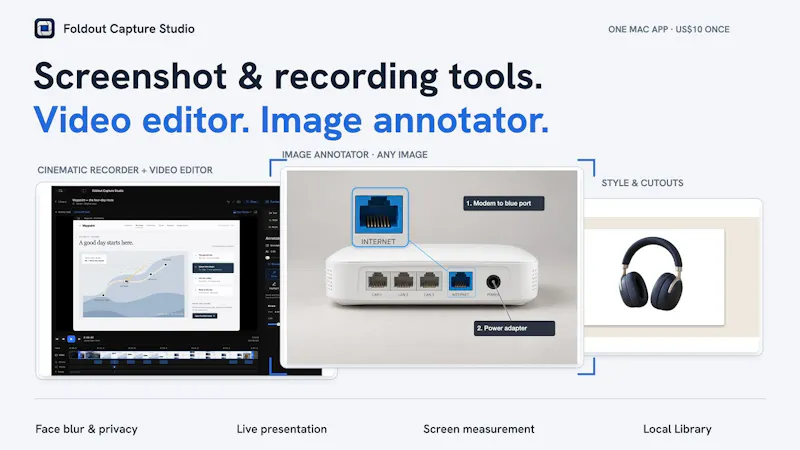 Foldout Capture Studio screenshot 1 (video preview)