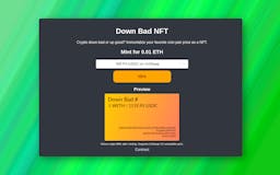 Down Bad NFT media 1