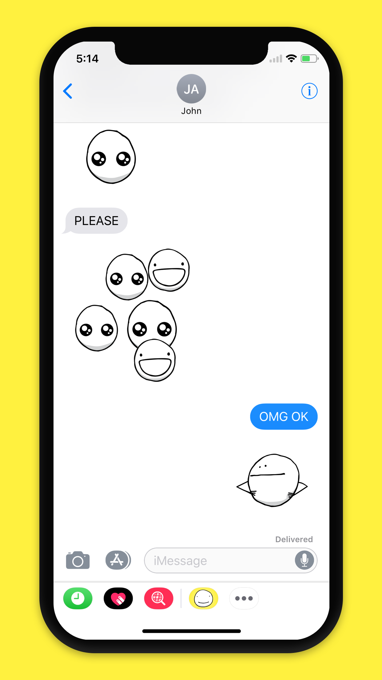 Clyde Stickers for iMessage gallery image