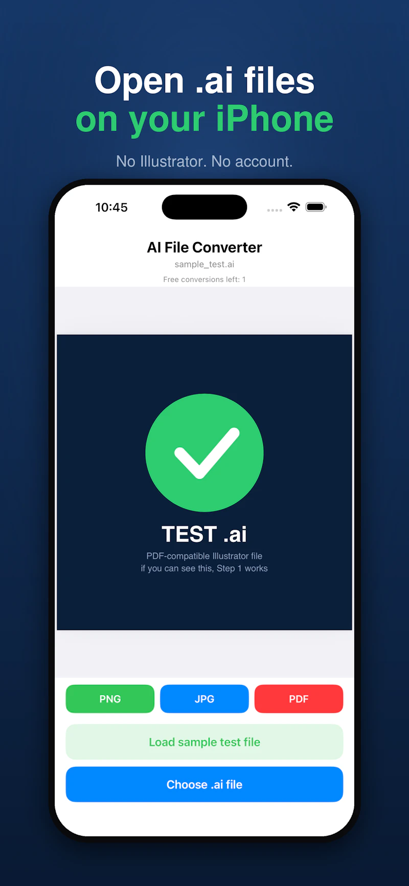 AI File Converter screenshot 1