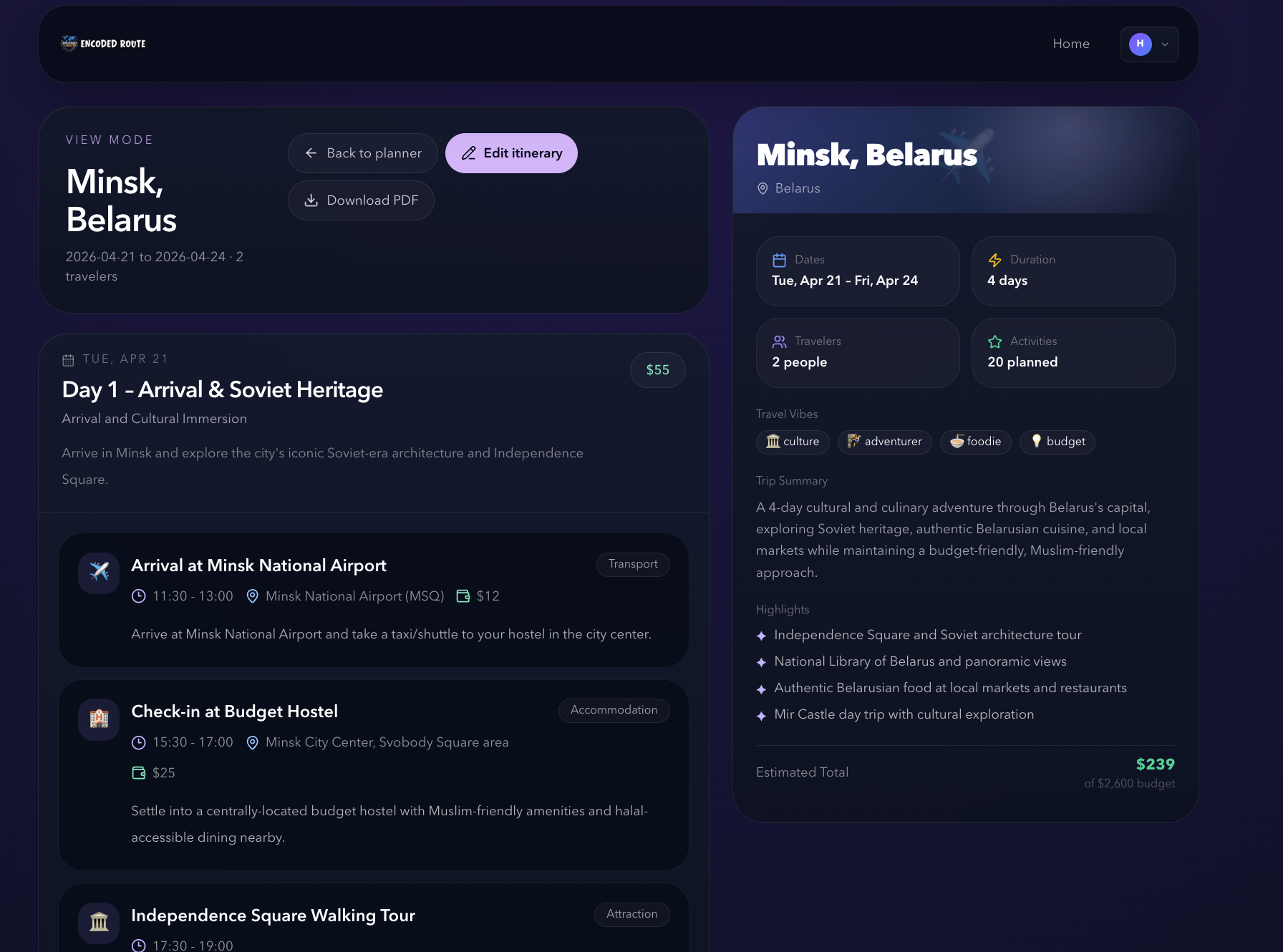 Encoded Route gallery image