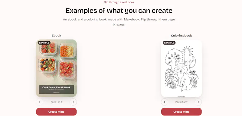 Makebook screenshot 3