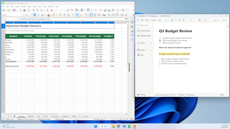 ClingNote screenshot 2