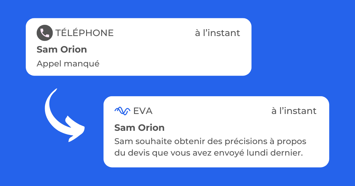 Eva, AI phone assistant for busy people - Main product screenshot demonstrating key features and user interface