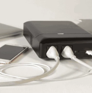 PLUG World's most powerful battery pack with 2 AC wall outlets