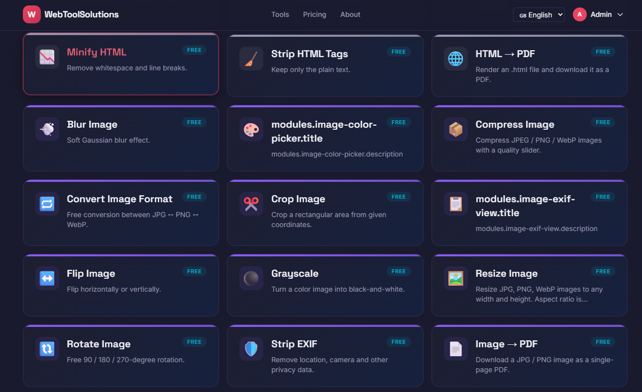 WebToolSolutions gallery image