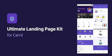 Ultimate Carrd Landing Page Kit gallery image