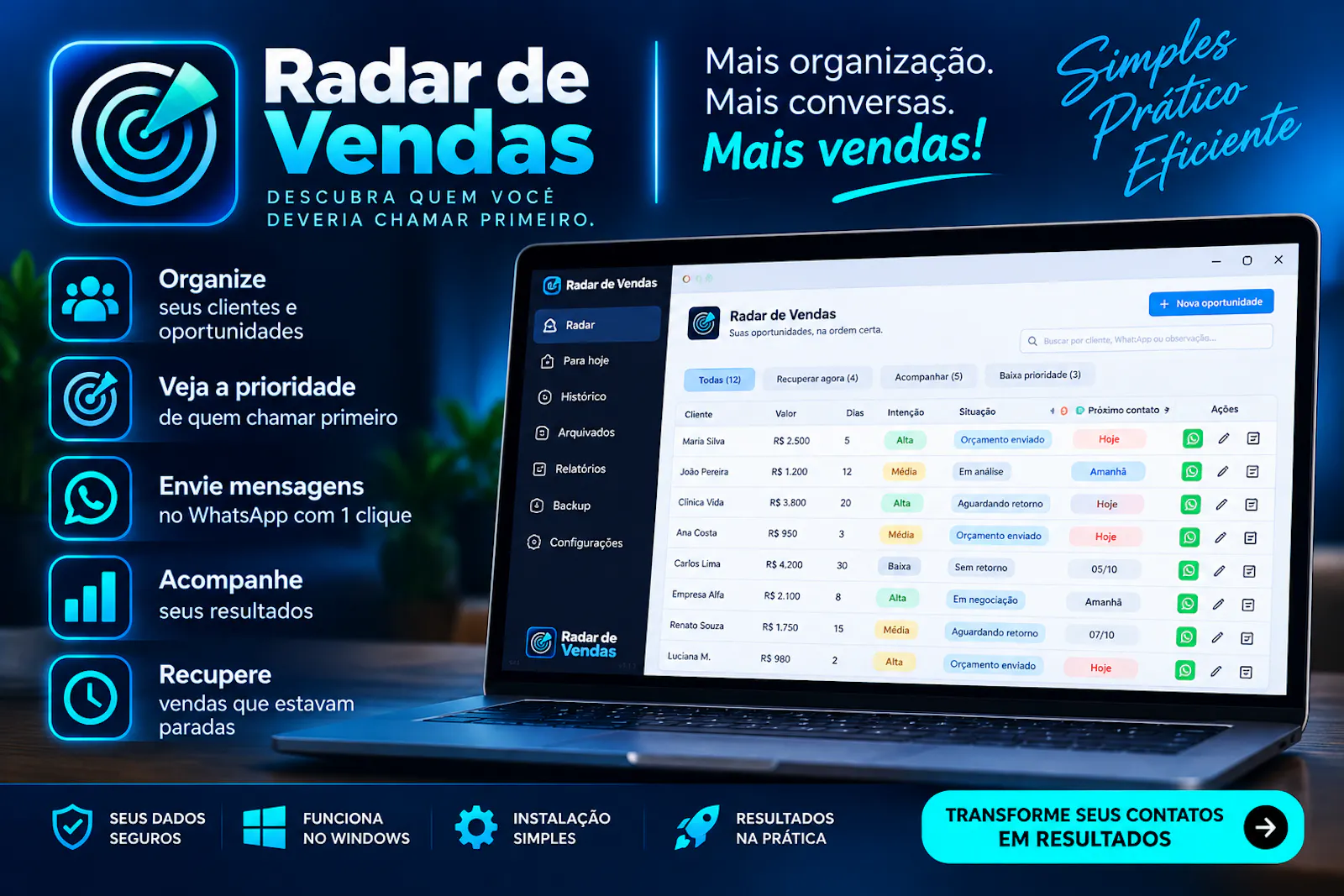 Radar de Vendas screenshot 3