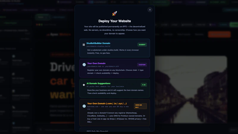 StudioXBuilder screenshot 10