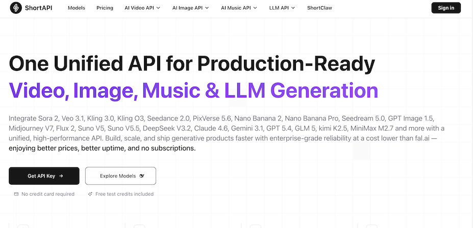 ShortAPI gallery image