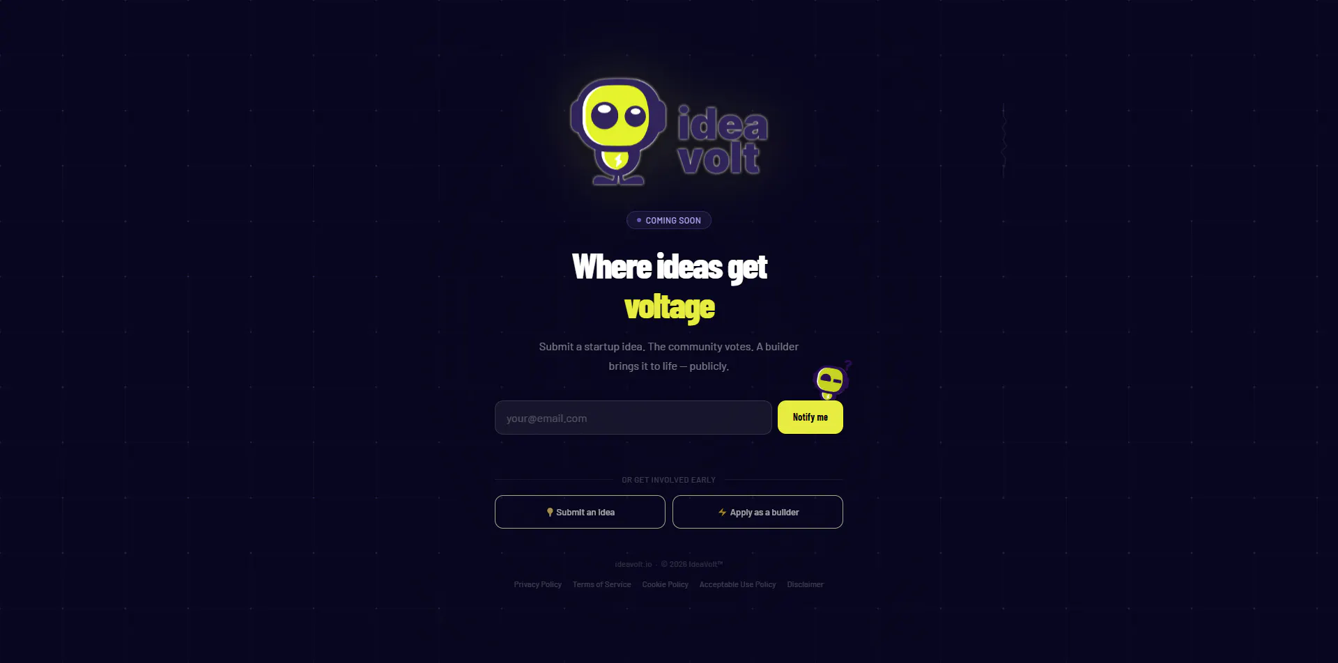 IdeaVolt — Coming Soon gallery image