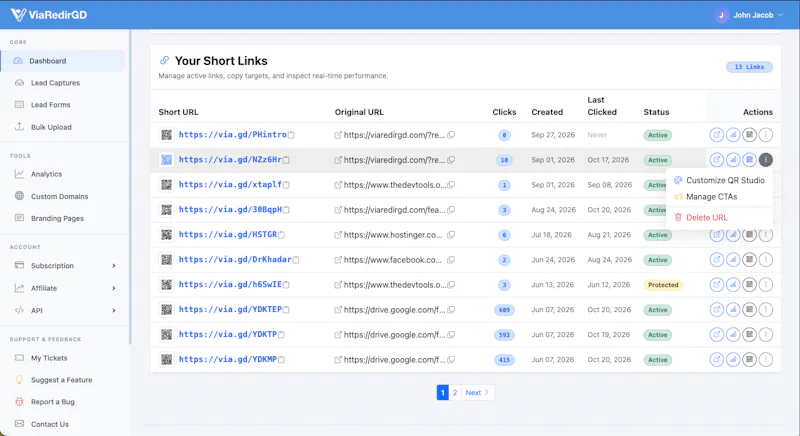 ViaRedirGD screenshot 2