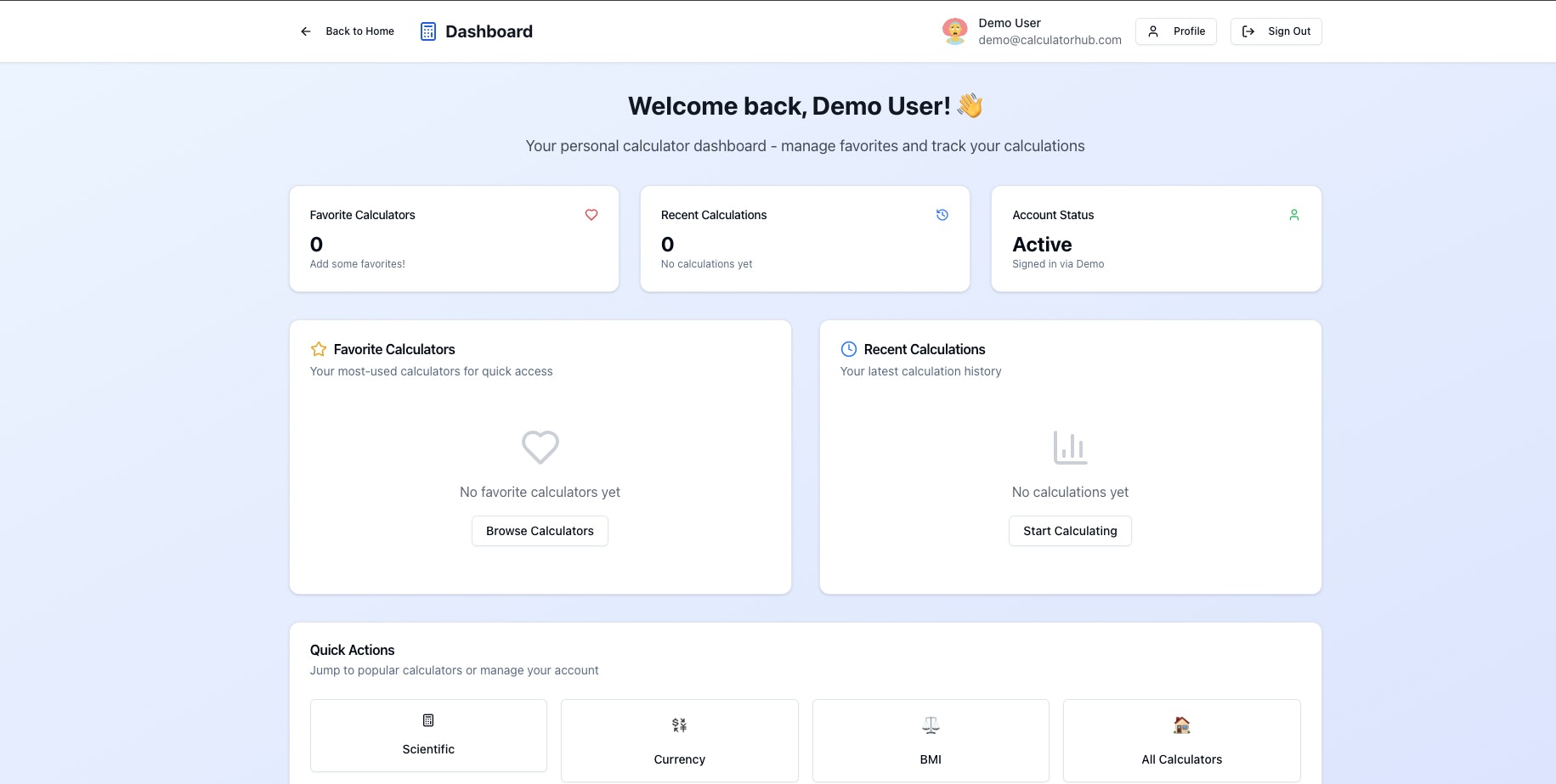 Media CalculatorHub-Kalkulator All-In-One - kalkulator dengan UI yang indah - semuanya dalam satu platform 3