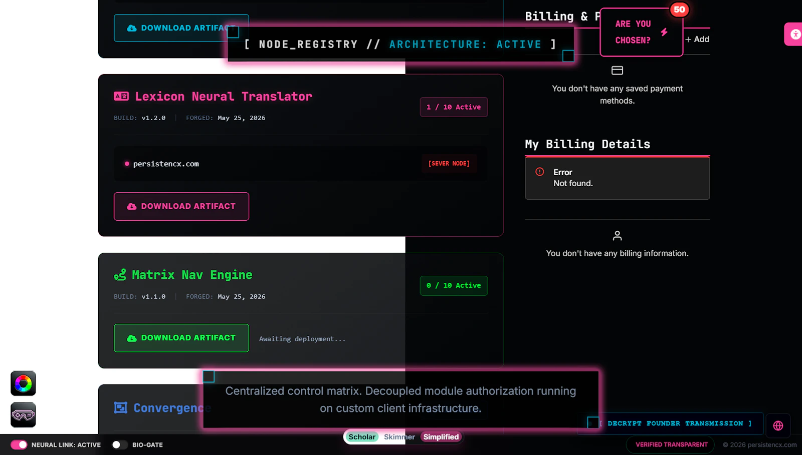 PersistencX screenshot 2