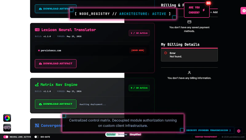 PersistencX screenshot 2