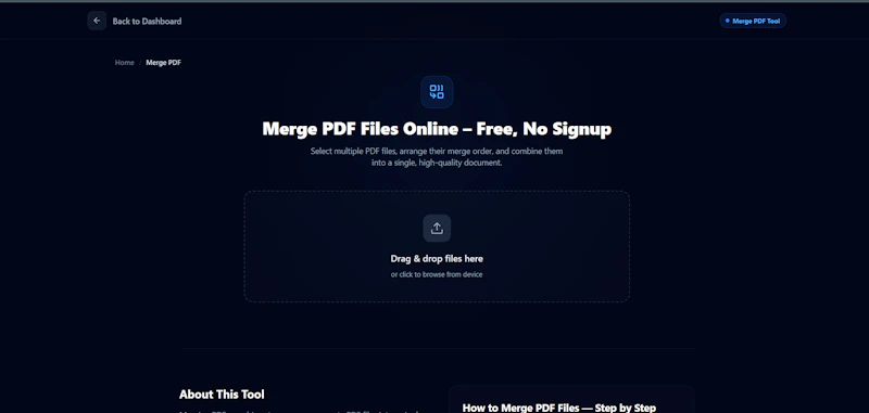 Online PDF Compressor screenshot 2