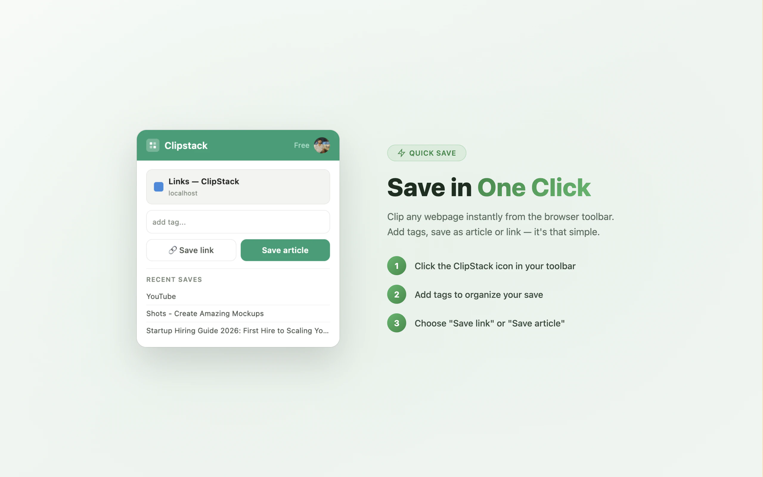 ClipStack — Pocket Alternative screenshot 2